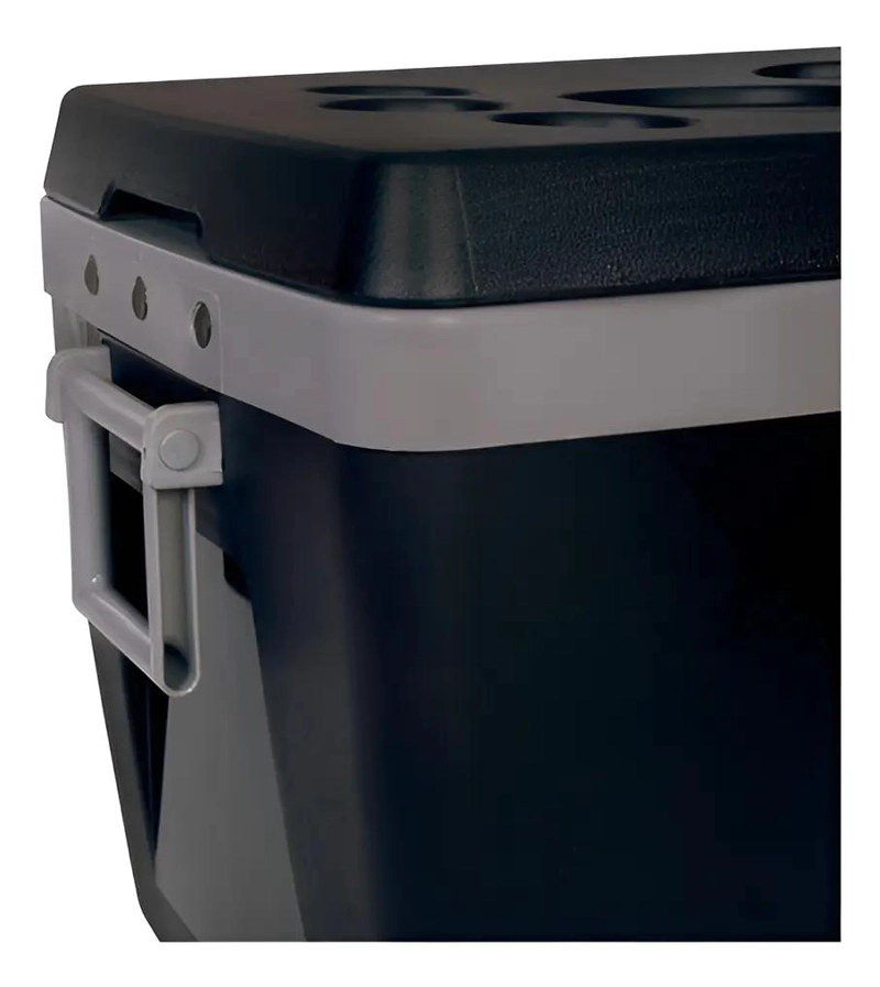 COOLER PORTATIL DE 75 LITROS COLOR NEGRO PARA MANTENER BEBIDAS FRIAS - 3