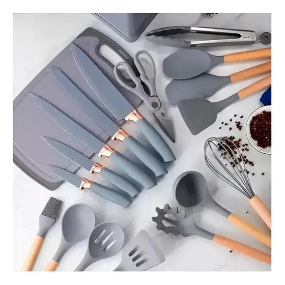 SET COMPLETO DE UTENSILIOS DE COCINA CON 19 PIEZAS ESENCIALES - 2