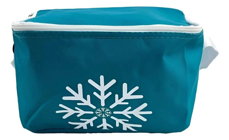 BOLSO COOLER PLEGABLE IMPERMEABLE PARA BEBIDAS Y ALIMENTOS 4.5 LITROS - 1