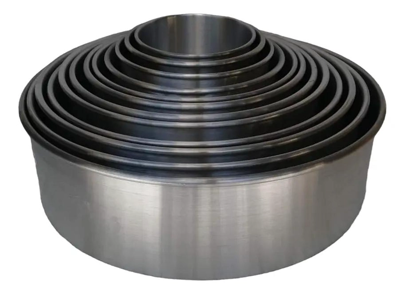 MOLDE REDONDO DESMONTABLE PARA TORTA DE 22 CM DE DIAMETRO Y 10 CM DE ALTO - 3