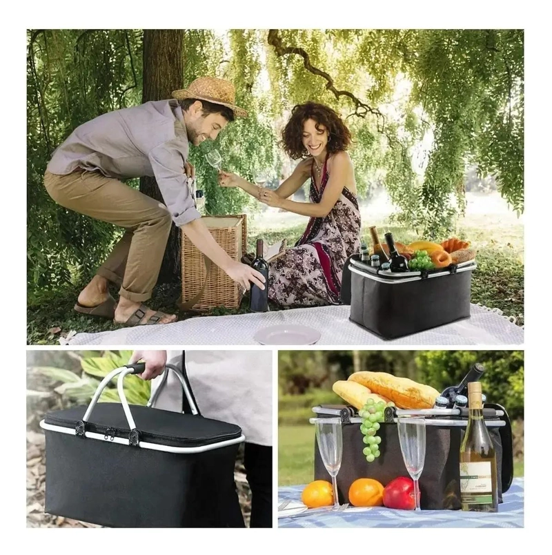 CANASTA TE RMICA PLEGABLE PORTATIL PARA CAMPING Y PICNIC - 2