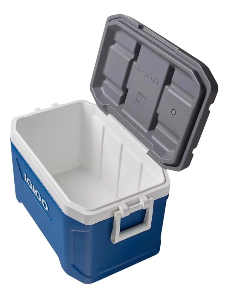 COOLER PORTATIL DE 49 LITROS CON DISEÑO COMPACTO Y COLOR AZUL - 2