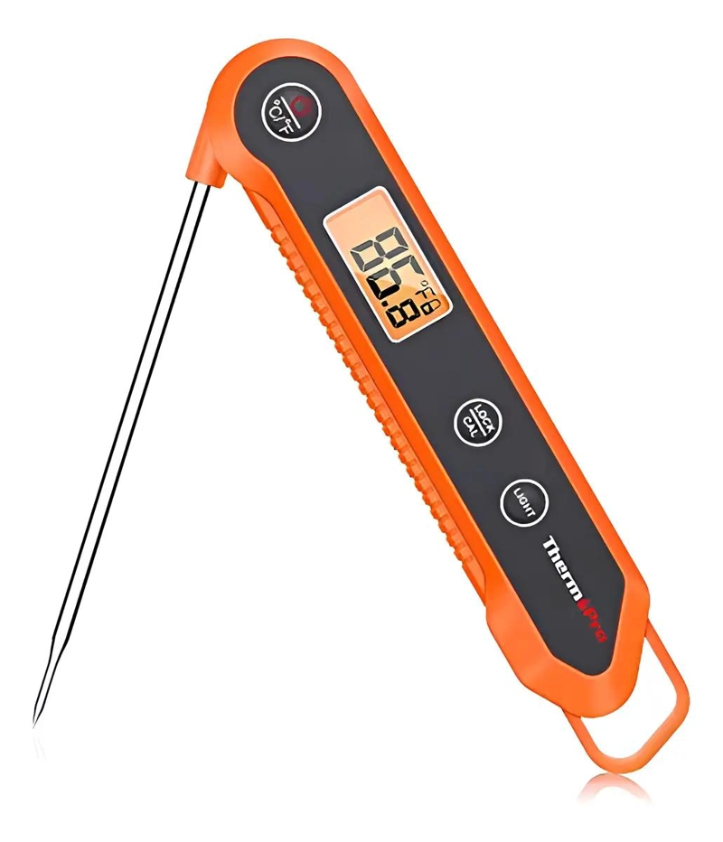TERMOMETRO DIGITAL PARA CARNE CON LECTURA RAPIDA Y PANTALLA LCD - 1