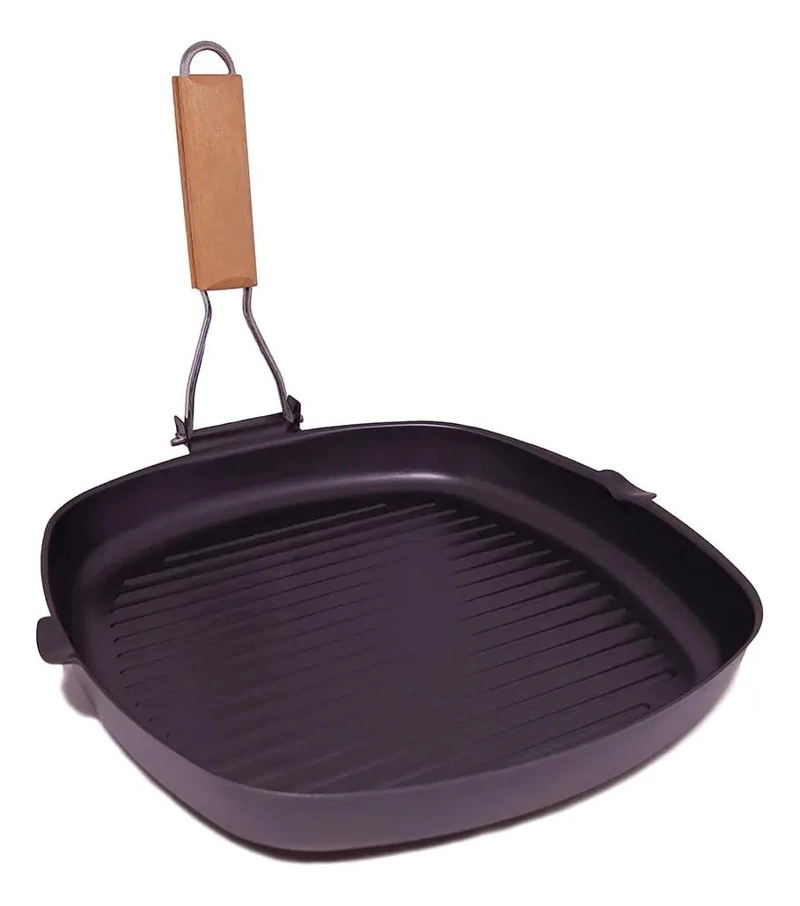 SARTE N PARRILLA ANTIADHERENTE PORTATIL PARA BARBACOA Y COCINA - 1