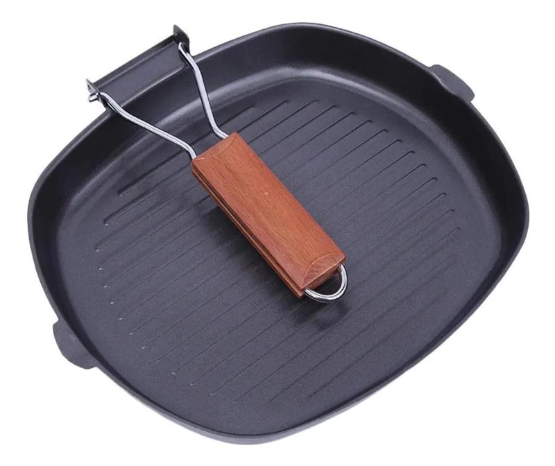 SARTE N PARRILLA ANTIADHERENTE PORTATIL PARA BARBACOA Y COCINA - 3