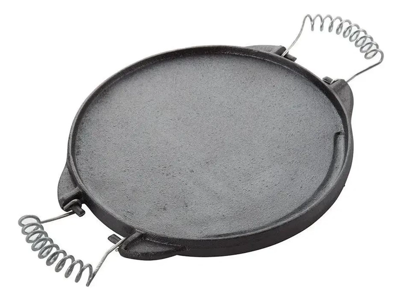 PLANCHA CHURRASQUERA REVERSIBLE DE 32 CM PARA COCINA VERSATIL - 1