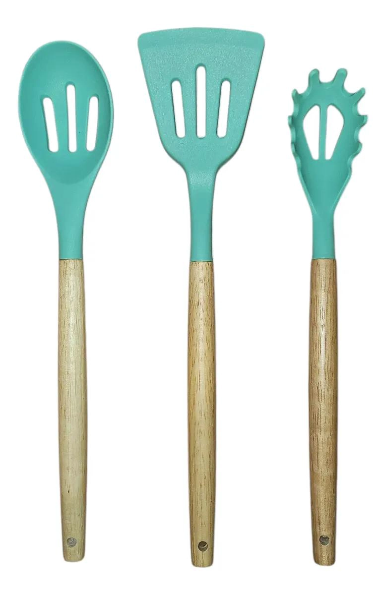 SET DE UTENSILIOS DE COCINA DE SILICONA RESISTENTES Y VERSATILES - 2