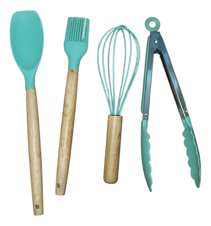SET DE UTENSILIOS DE COCINA DE SILICONA RESISTENTES Y VERSATILES - 3