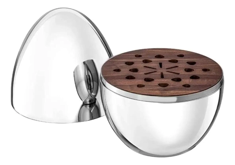 SET DE 24 CUBIERTOS DE ACERO INOXIDABLE CON DISEÑO OVALADO - 2