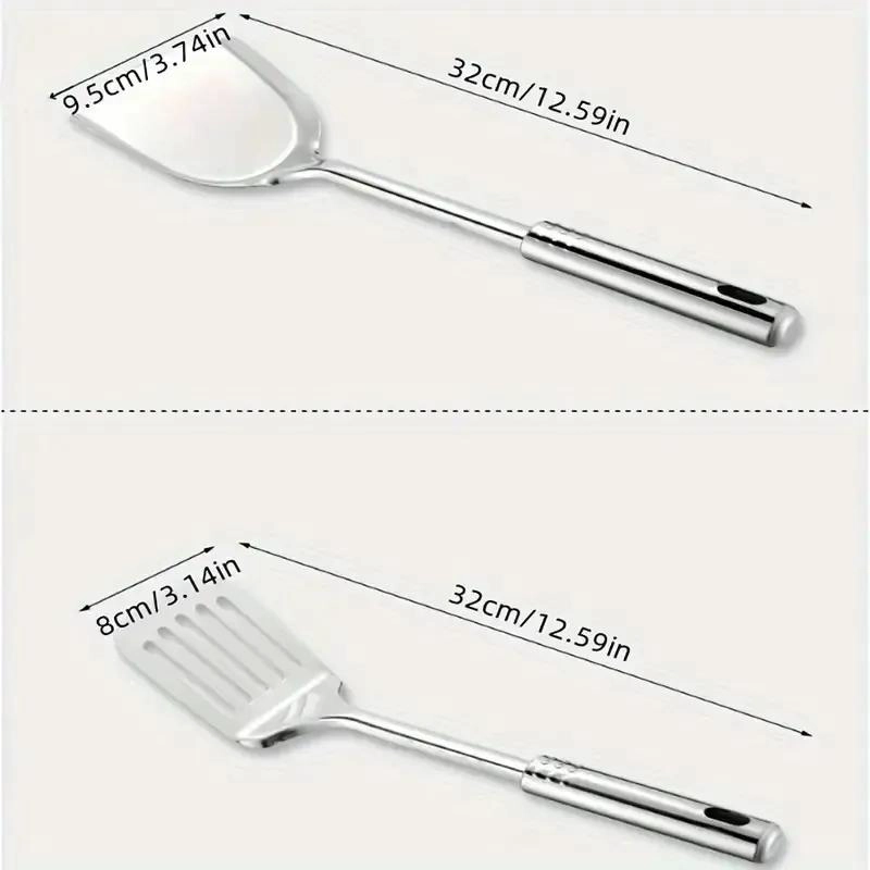 SET DE 7 UTENSILIOS DE COCINA CON CUCHARAS Y ESPATULA DE ALTA CALIDAD - 5