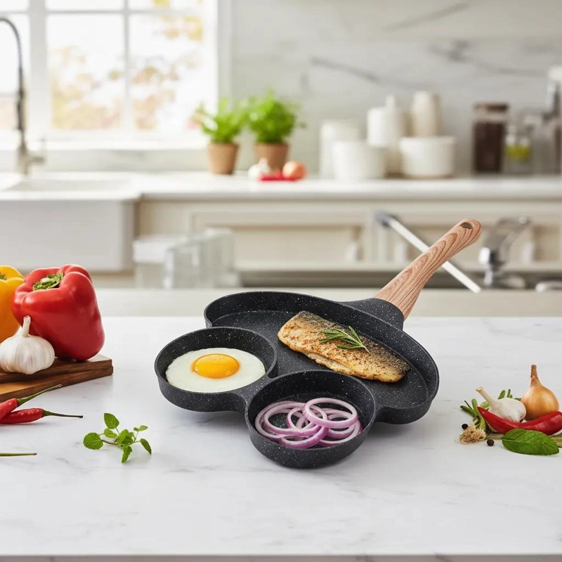 SARTE N ANTIADHERENTE MULTIUSO IDEAL PARA HUEVOS Y TORTILLAS - 1