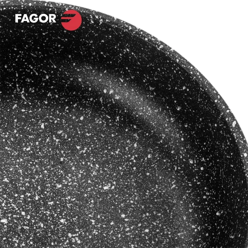 SET DE SARTENES ANTIADHERENTES DE ALUMINIO DE 24 Y 26 CM COLOR NEGRO - 4