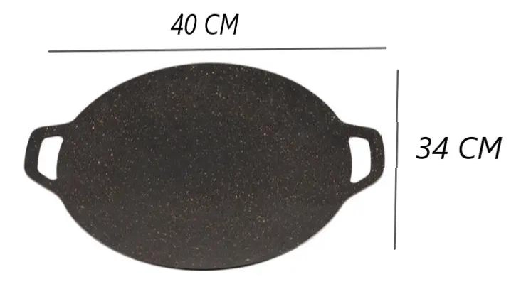SARTE N REDONDO COREANO CON ASAS ANTIADHERENTE PARA BARBACOAS - 3