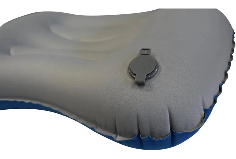 ALMOHADA FULL COMPACT CON FUNDA AZUL SUAVE Y COMODA - 1