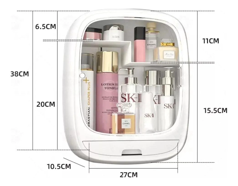 ORGANIZADOR DE PARED PARA COSME TICOS Y ACCESORIOS DE BELLEZA - 2