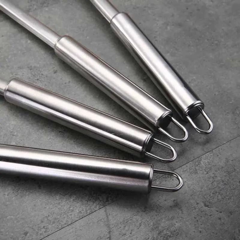 SET DE 6 UTENSILIOS DE COCINA EN ACERO INOXIDABLE RESISTENTE - 2