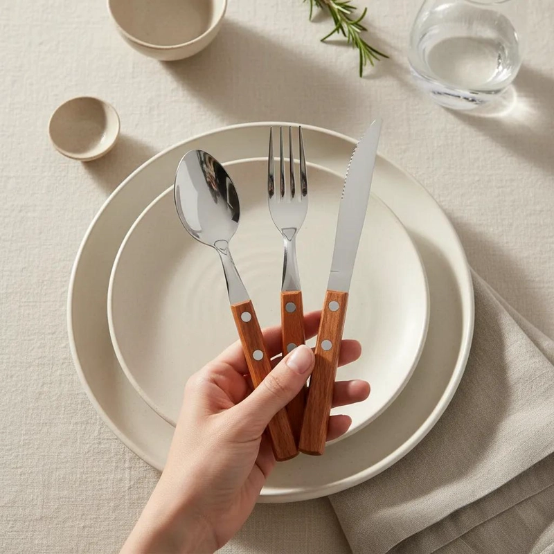 SET COMPLETO DE UTENSILIOS DE COCINA Y CUBIERTOS 18 PIEZAS - 2