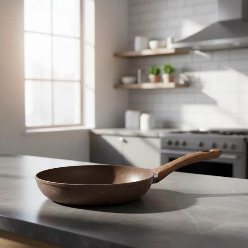 SARTE N ANTIADHERENTE DE 24 CM CON MANGO ERGONOMICO PARA COCINA - 4