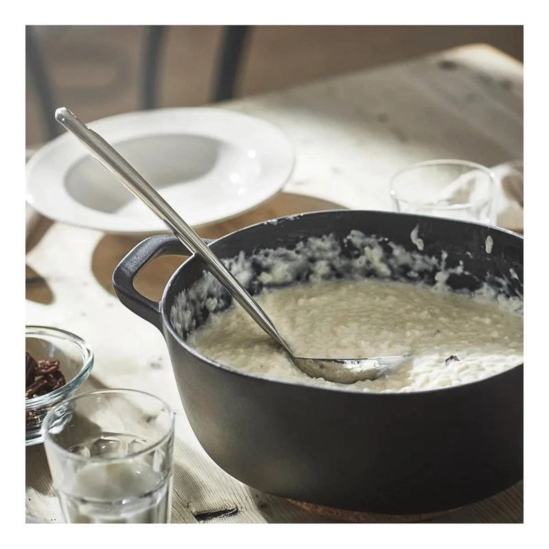 CUCHARON DE ACERO INOXIDABLE DE 31 CM PARA COCINA - 5
