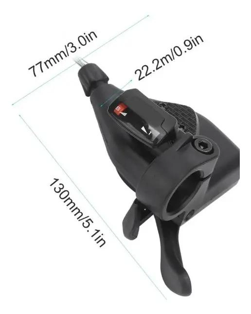PALANCAS DE CAMBIO PARA BICICLETA 3X10 VELOCIDADES CON MANILLAS ERGONOMICAS - 3