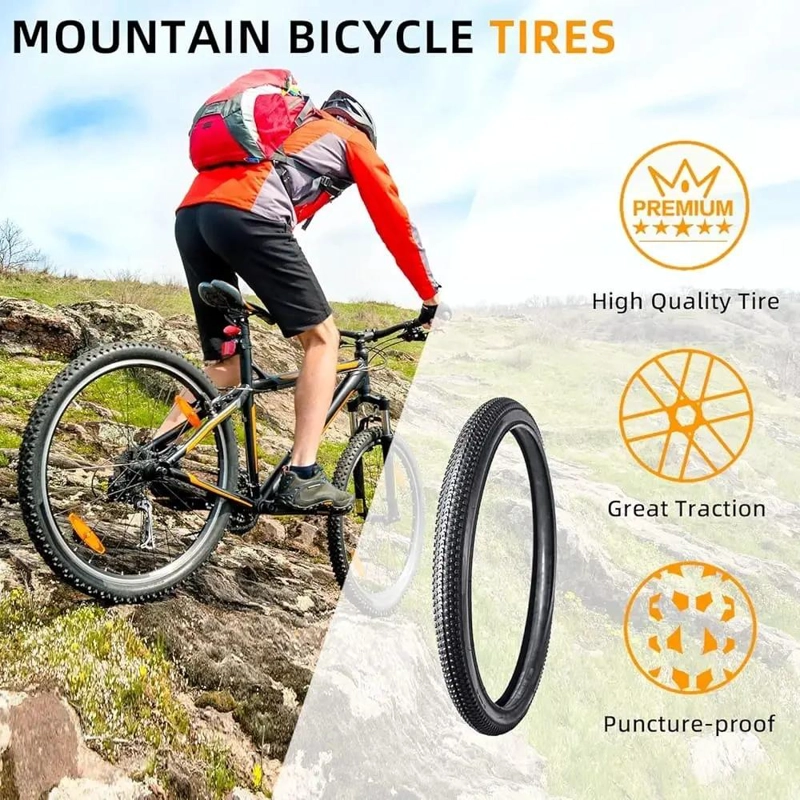NEUMATICOS PARA BICICLETA ARO 26X2.125 RESISTENTES Y DURADEROS - 4
