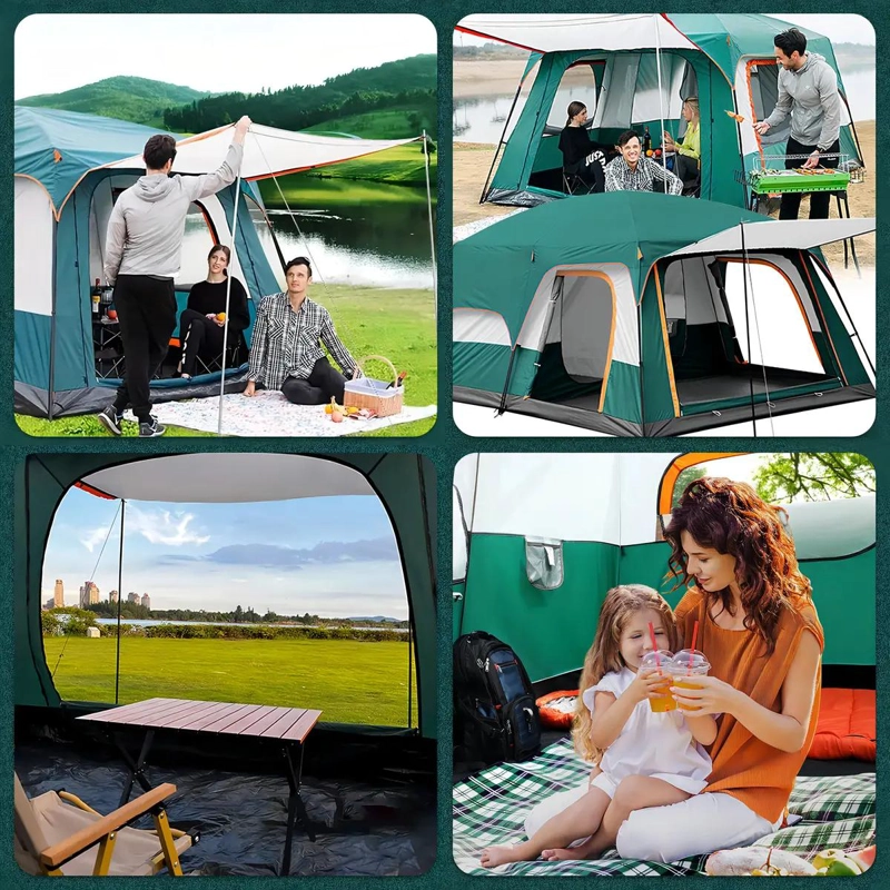 CARPA PARA 8 PERSONAS CON 2 HABITACULOS Y GRAN ESPACIO 2,6X3,8X2 METROS - 3