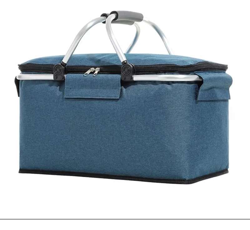 BOLSO TE RMICO PLEGABLE PARA PICNIC CON CAPACIDAD COOLER PORTATIL - 2