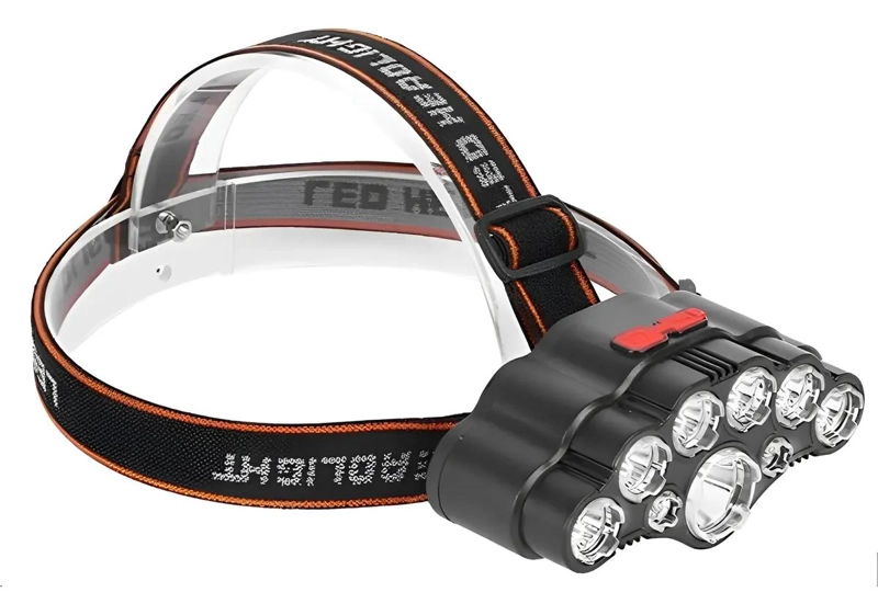 LINTERNA FRONTAL PARA CABEZA IDEAL PARA TREKKING Y MINERIA - 1