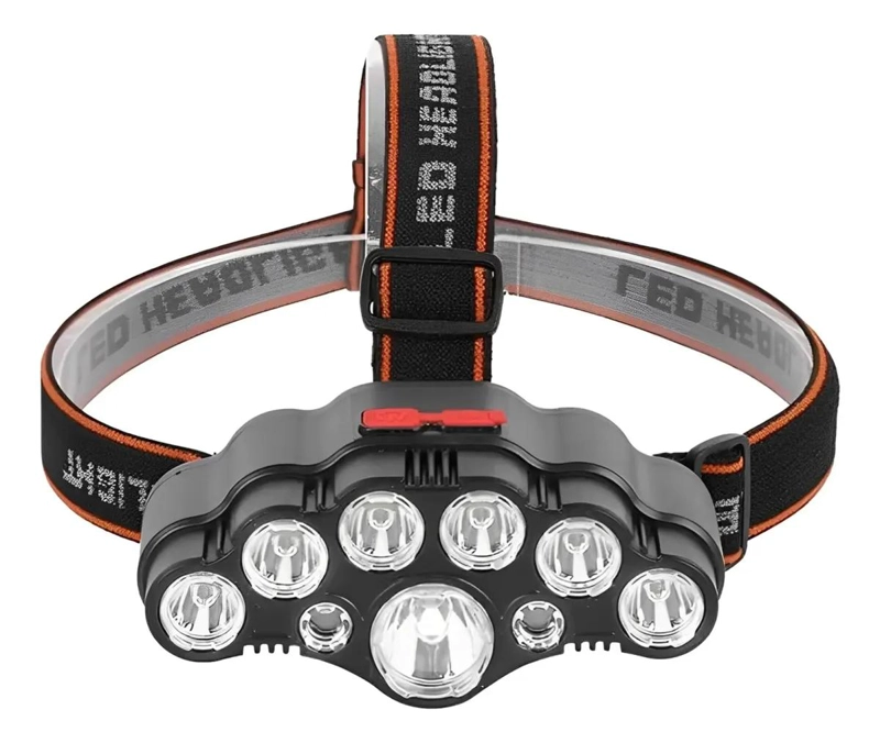 LINTERNA FRONTAL PARA CABEZA IDEAL PARA TREKKING Y MINERIA - 2