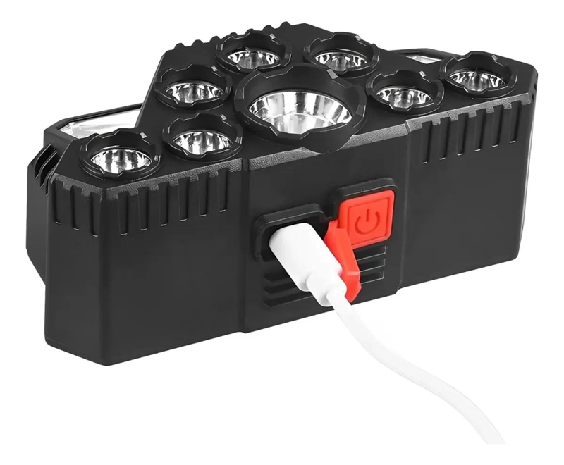 LINTERNA FRONTAL PARA CABEZA IDEAL PARA TREKKING Y MINERIA - 3
