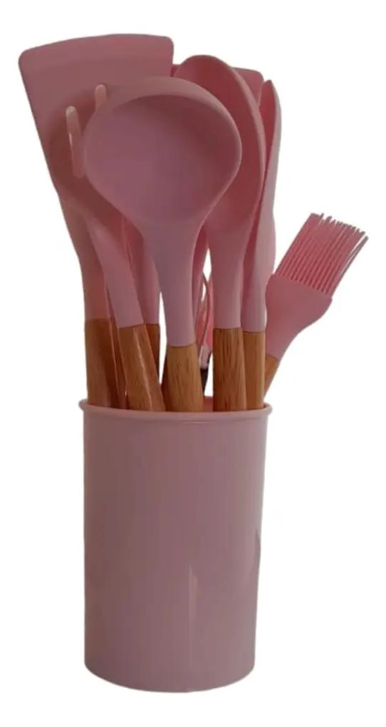 SET DE 12 CUCHARONES DE SILICONA RESISTENTES Y FLEXIBLES PARA COCINA - 2