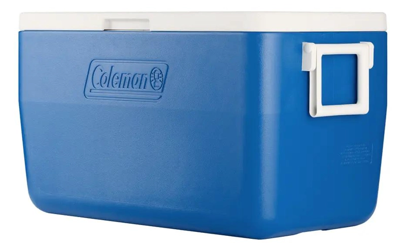 NEVERA PORTATIL DE 46 LITROS CON DISEÑO OCEANICO EN COLOR AZUL - 5