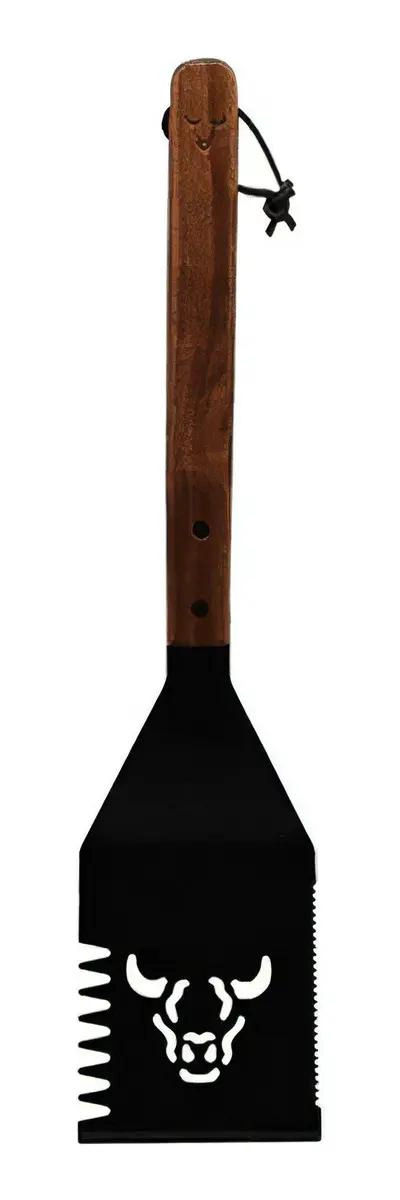 ESPATULA PROFESIONAL DE ACERO INOXIDABLE COLOR NEGRO PARA COCINA - 2