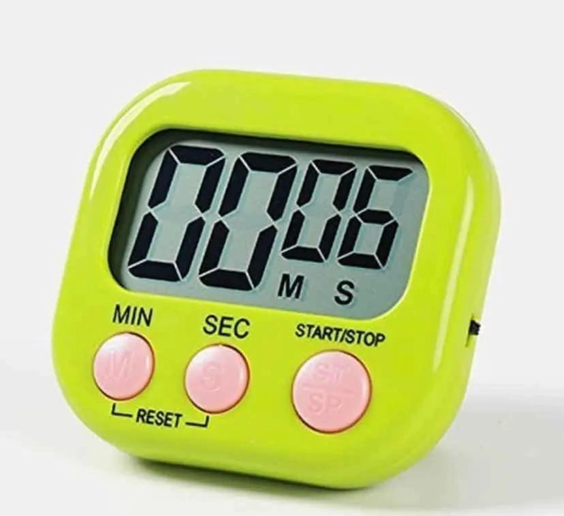 TEMPORIZADOR DIGITAL PARA COCINA CON RELOJ INTEGRADO Y FUNCIONES MULTIPLES - 1