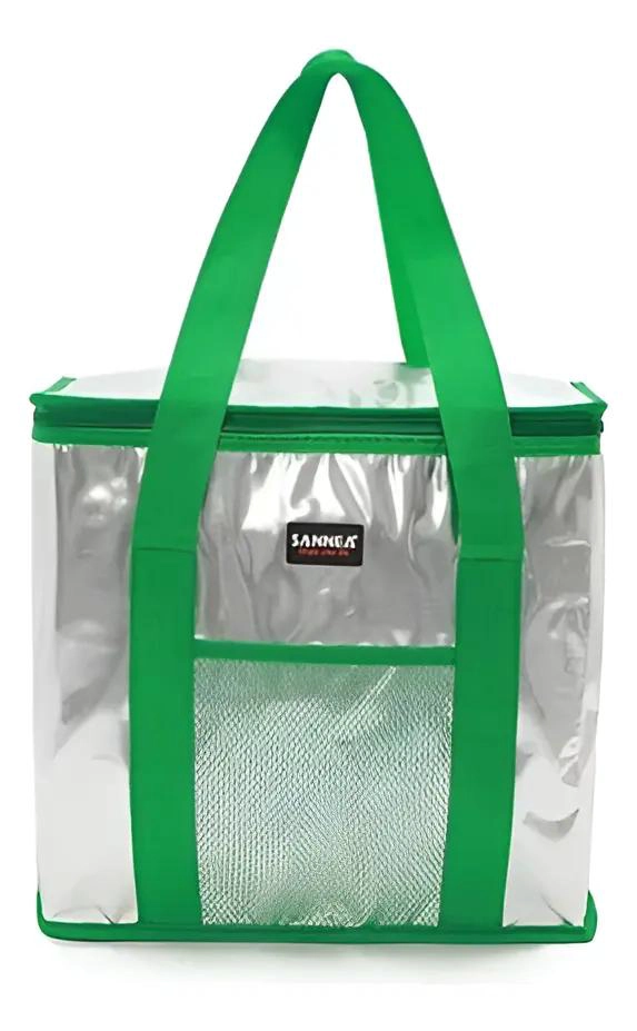 BOLSO COOLER PLEGABLE IMPERMEABLE PARA COMIDA Y BEBIDA 16 LITROS - 1