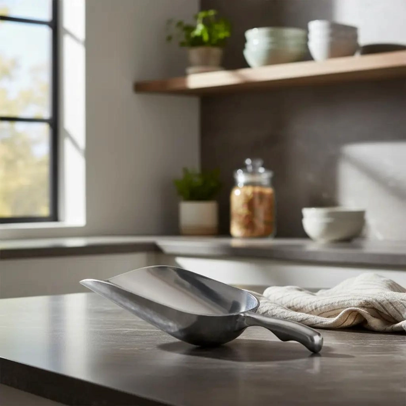 PALA DE ALUMINIO EXTRA GRANDE DE 37 CM PARA DIVERSAS TAREAS - 1