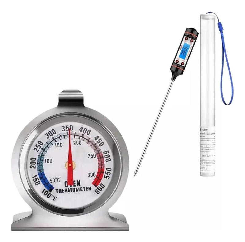TERMOMETRO DIGITAL PARA ALIMENTOS CON RANGO DE -50 A 300 GRADOS CELSIUS - 2