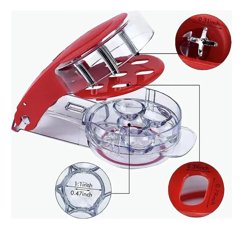 DESHUESADOR MANUAL PARA CEREZAS Y ACEITUNAS CON DISEÑO POROSO - 3