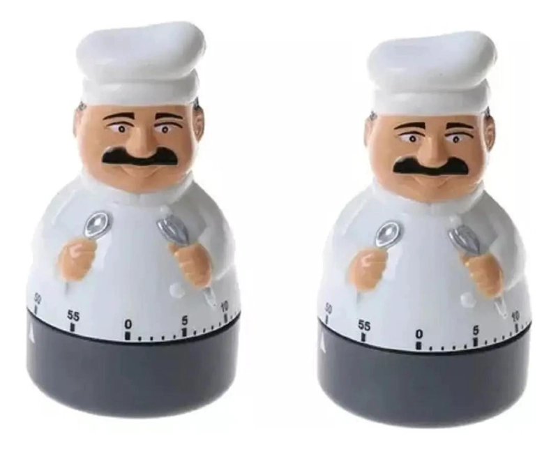 SET DE 2 TEMPORIZADORES DIGITALES PARA COCINA CON ALARMA SONORA - 3