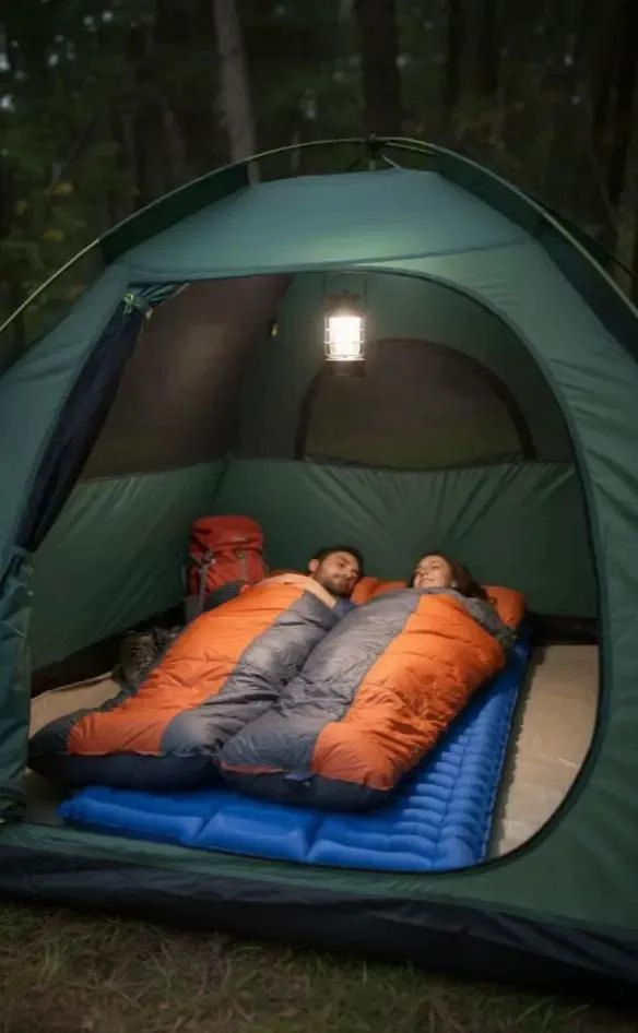 COLCHONETA AUTOINFLABLE PARA DOS PERSONAS COMPACTA Y LIVIANA - 3