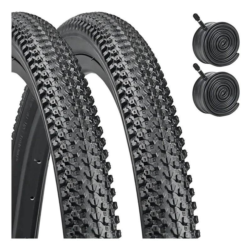 JUEGO DE 2 NEUMATICOS Y 2 CAMARAS PARA BICICLETA ARO 29 X 2.125 - 2