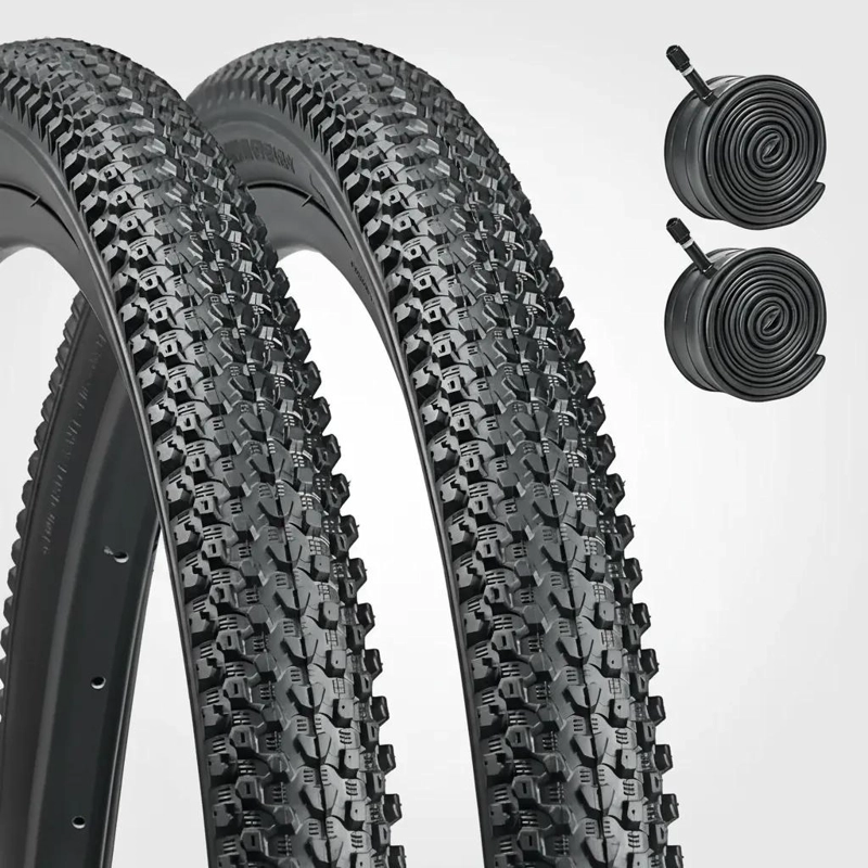 JUEGO DE 2 NEUMATICOS Y 2 CAMARAS PARA BICICLETA ARO 29 X 2.125 - 5