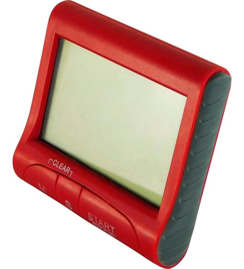 TEMPORIZADOR DE COCINA MECANICO CON ALARMA AUDIBLE Y DISEÑO COMPACTO - 1