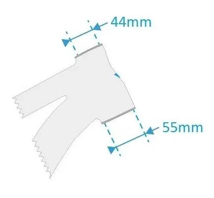 JUEGO DE DIRECCION SEMI INTEGRADO CONICO PARA BICICLETA 1-1/8 A 1.5 - 1