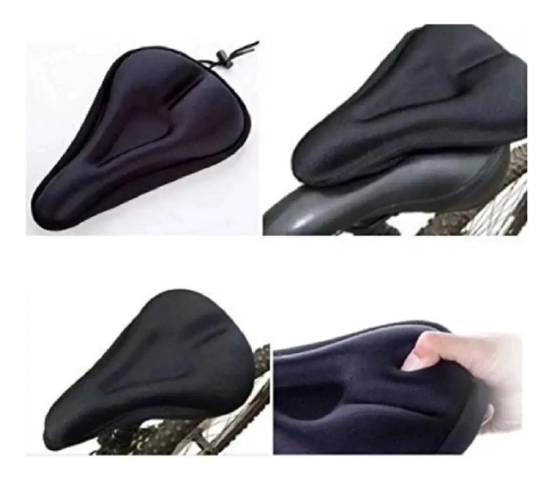 PACK DE 10 CUBRE SILLINES PARA ASIENTO DE BICICLETA CON GEL DEPORTIVO - 2