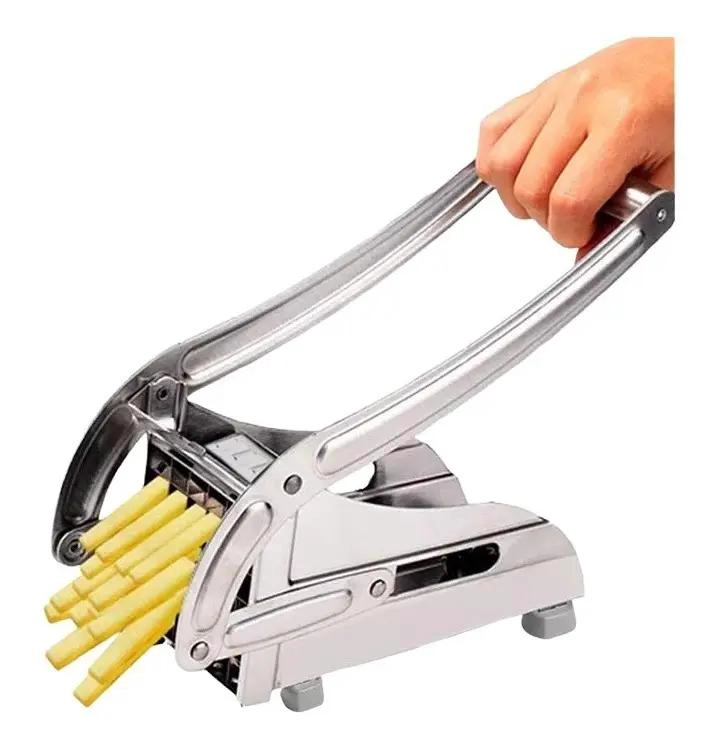 PICADOR DE VERDURAS Y PAPAS CON CUCHILLA DE ACERO INOXIDABLE - 1