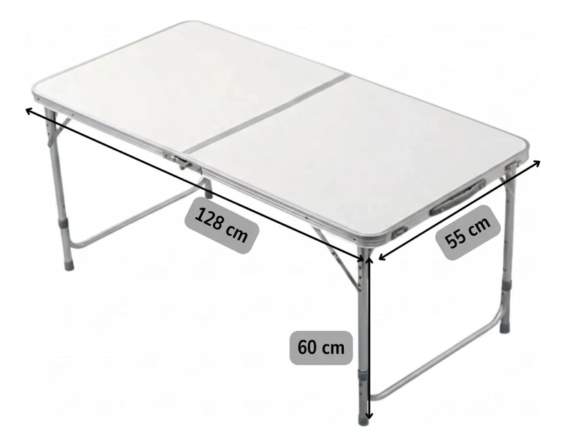 MESA PLEGABLE PORTATIL CON 4 SILLAS MULTIUSO PARA CAMPING - 2
