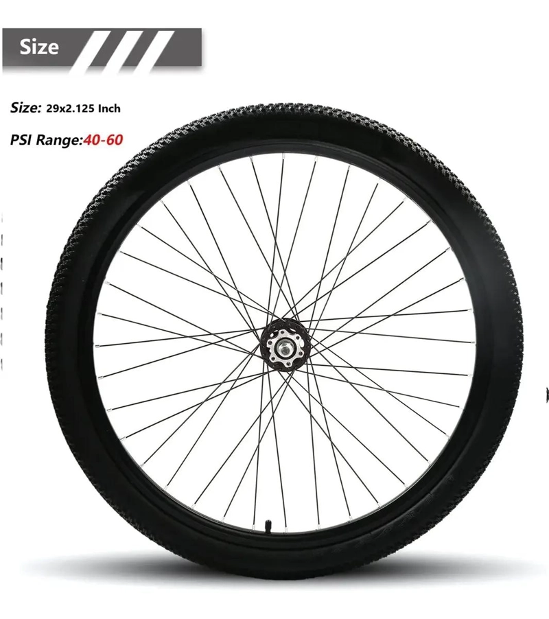 PAR DE NEUMATICOS PLEGABLES PARA BICICLETA ARO 29 X 2.125 MTB - 4