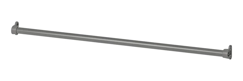 BARRA PARA COLGAR ROPA DE ACERO BLANCO DE 100 CM PARA CLOSET - 1