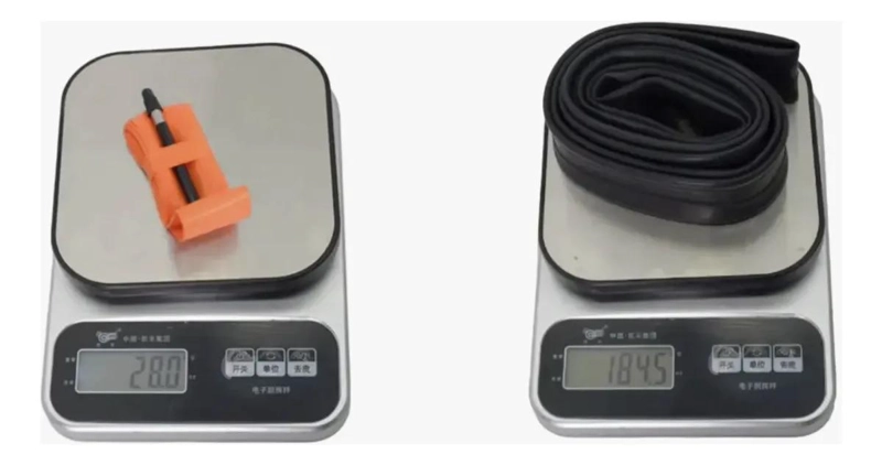PAR DE CAMARAS ULTRALIGERAS PARA BICICLETA DE RUTA 700X18C-32C CON VALVULA DE 85 - 2